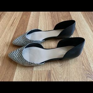 Nine West Snakeskin Ballet Flats